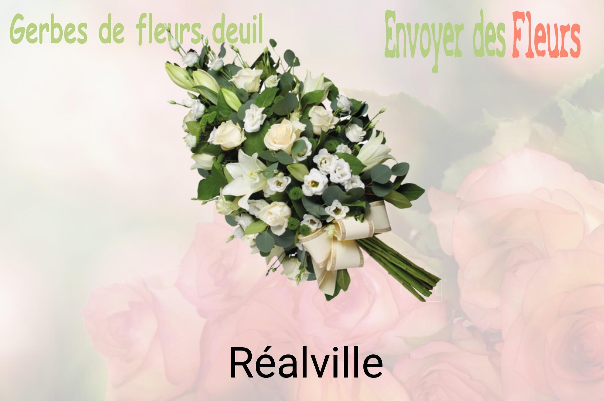 Gerbe de fleurs de deuil livrée à Réalville